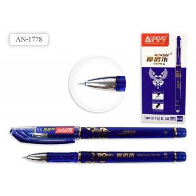 Ручка гел.стираемая синяя AN-1778