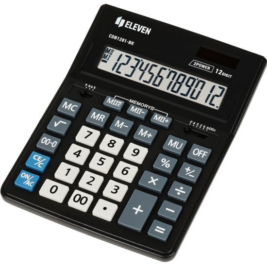 Калькулятор настольный Eleven Business Line CDB1201-BK, 12 разр., CDB1201-BK
