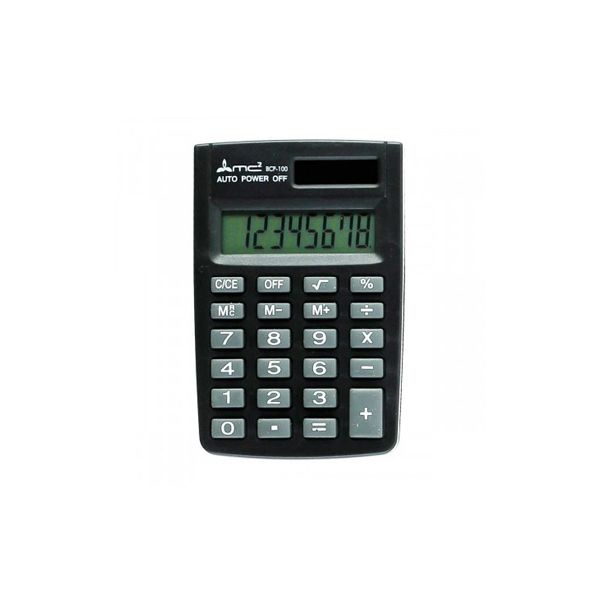 Калькулятор карманный 08-разрядный DP черный, 391131