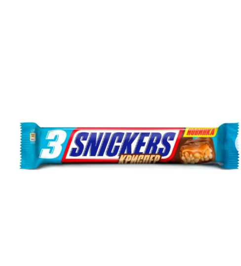 Шоколад Snickers Криспер 60г